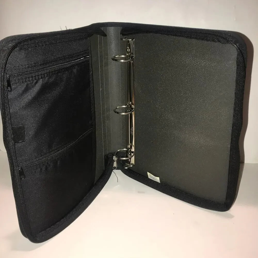 Mead sequin gold black Binder school office supplies